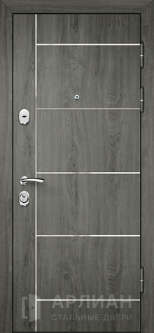 Фото «Орех входная металлическая дверь в квартиру с зеркалом №25»