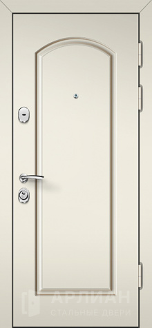 Фото «Белая металлическая дверь с плотным утеплителем №10»